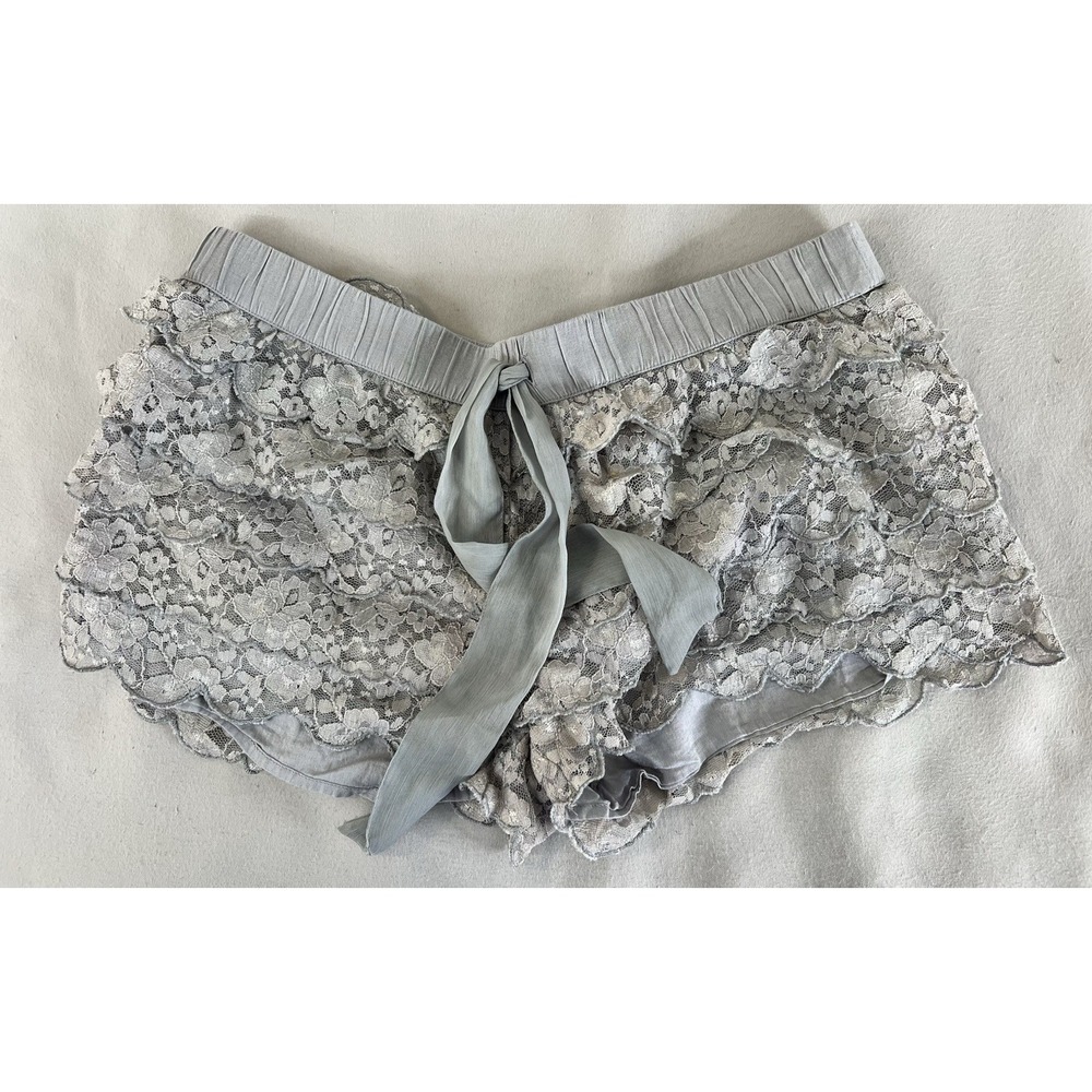 Aerie Shorts Sleepwear Sz Small Gray Lace